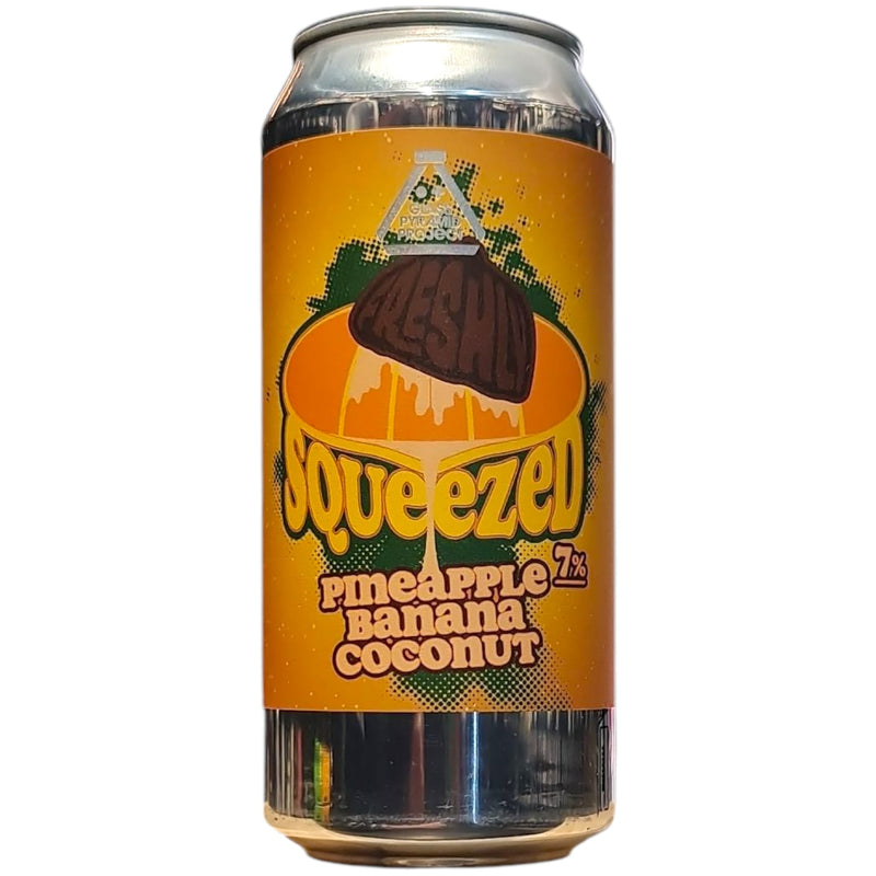 GLASS PYRAMID PROJECT /  FRESHLY SQUEEZED- PINEAPPLE, BANANA, COCONUT- SMOOTHIE SOUR- 44CL