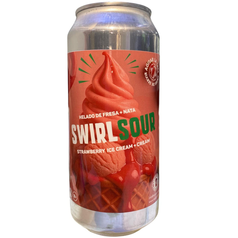 MALANDAR BREWING / SWIRL SOUR - HELADO DE FRESA X NATA - STRAWBERRY ICE CREAM X CREAM - 44CL