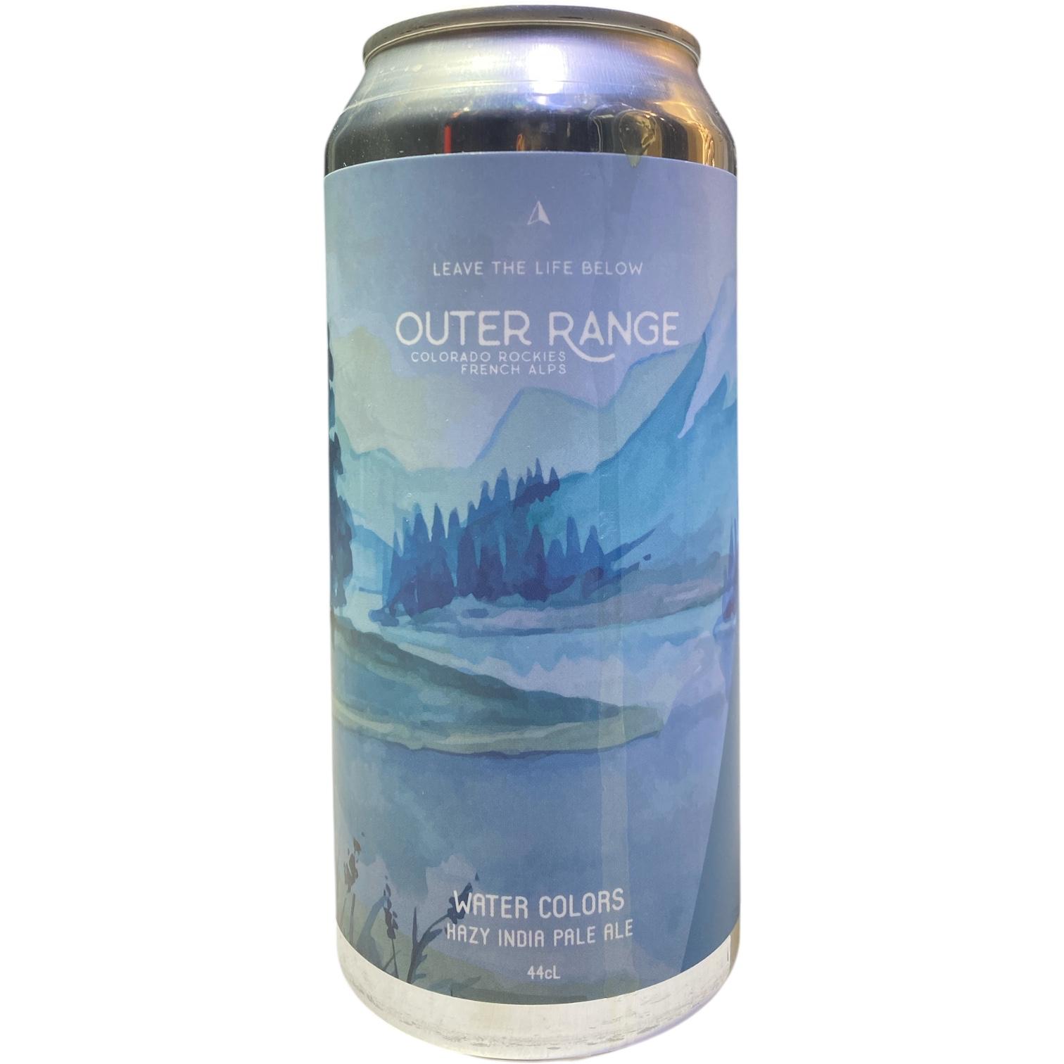 OUTER RANGE / WATER COLORS - HAZY INDIA PALE ALE - 44CL