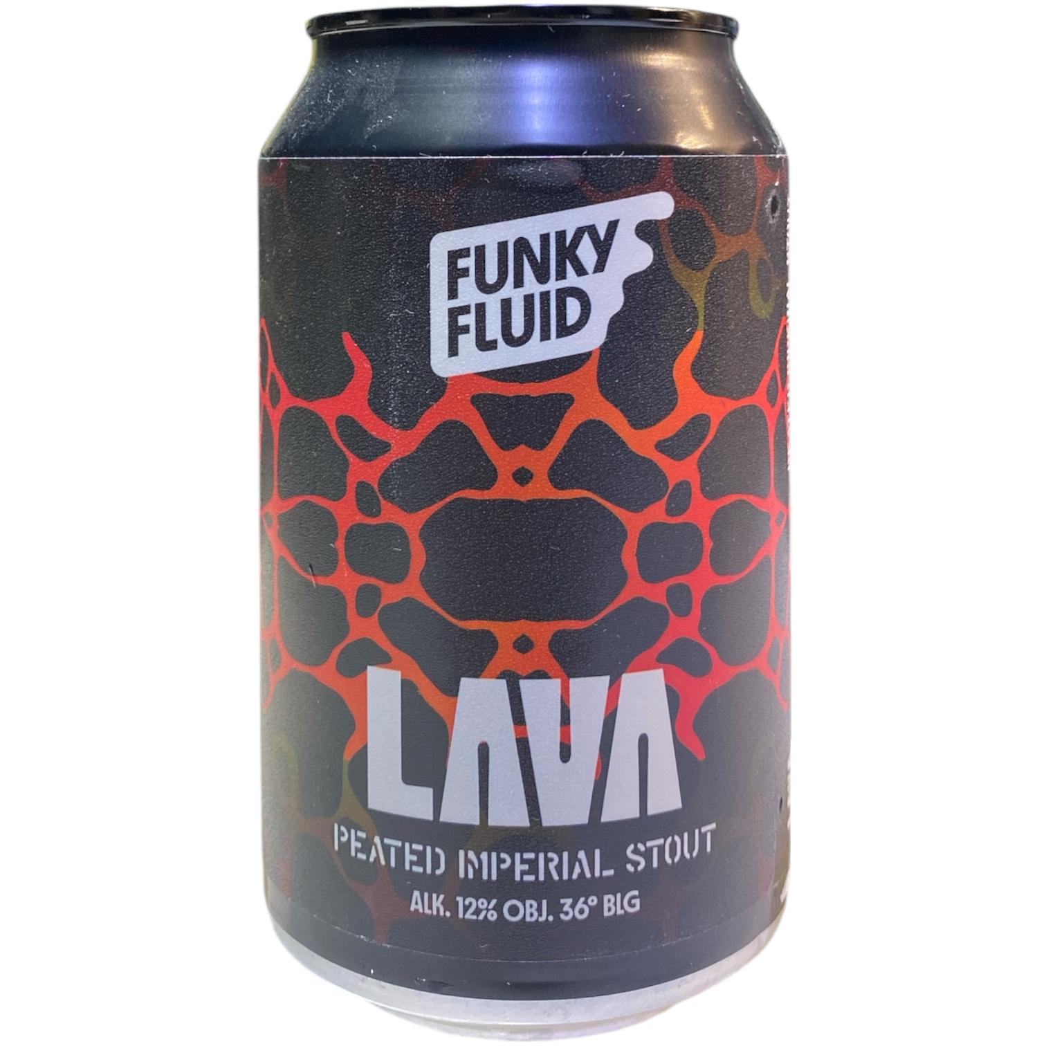FUNKY FLUID - LAVA PEATED IMPERIAL STOUT - 44CL