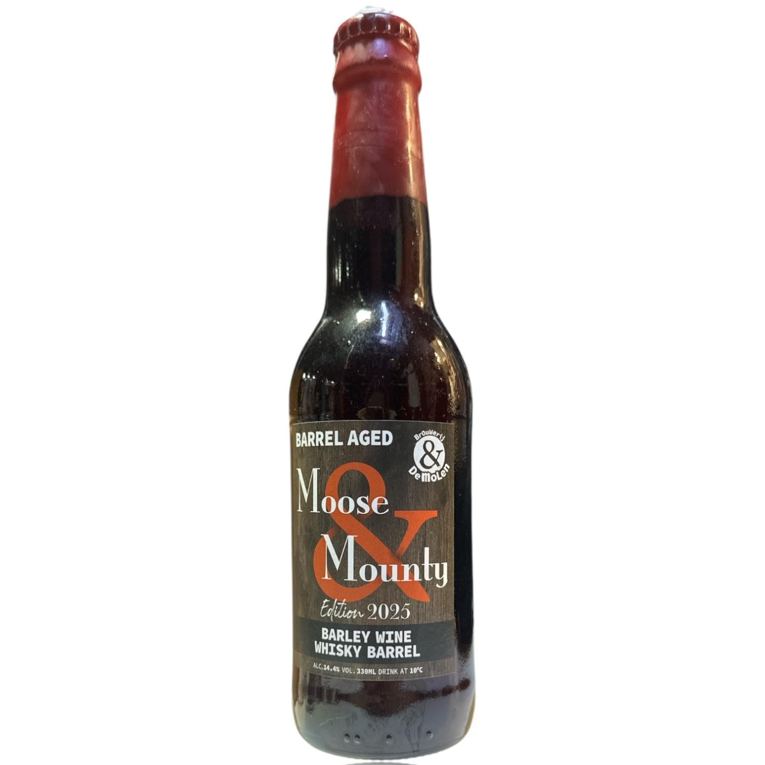 DE MOLEN - MOOSE & MOUNTY BARLEY WINE WHISKY BARREL 2025- 33CL