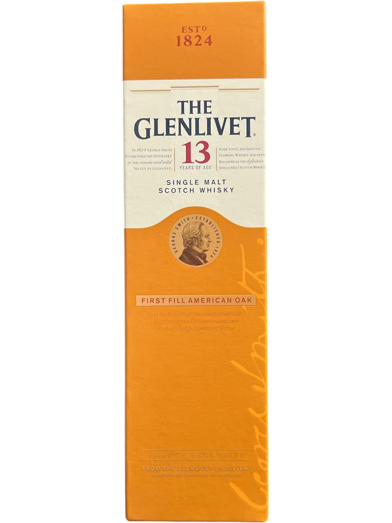 GLENLEVIT 13 AÑOS/ FIRST FILL AMERICAN OAK  - SINGLE MALT - 70CL