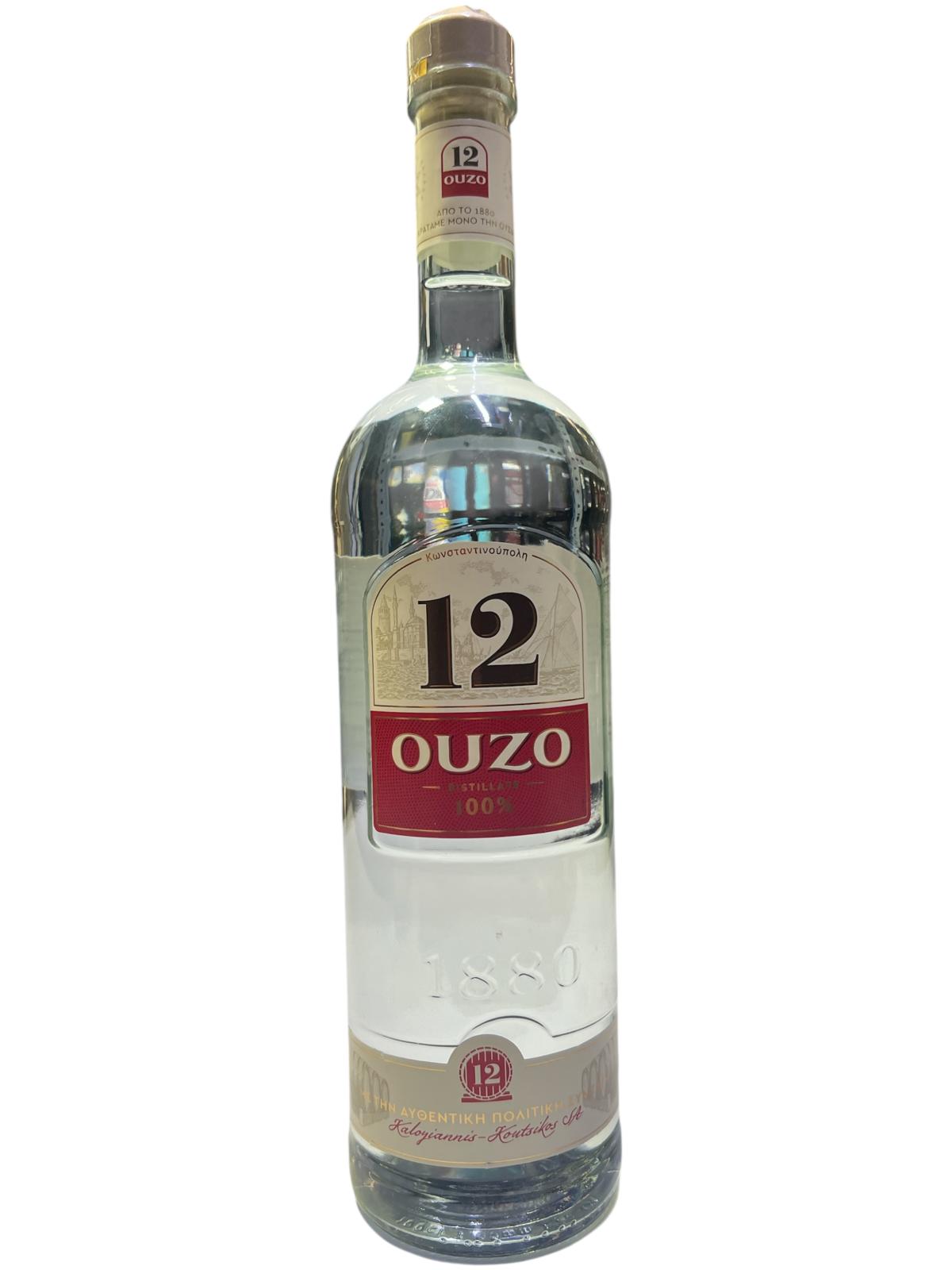 OUZO 12 DESTILADO 1000ML