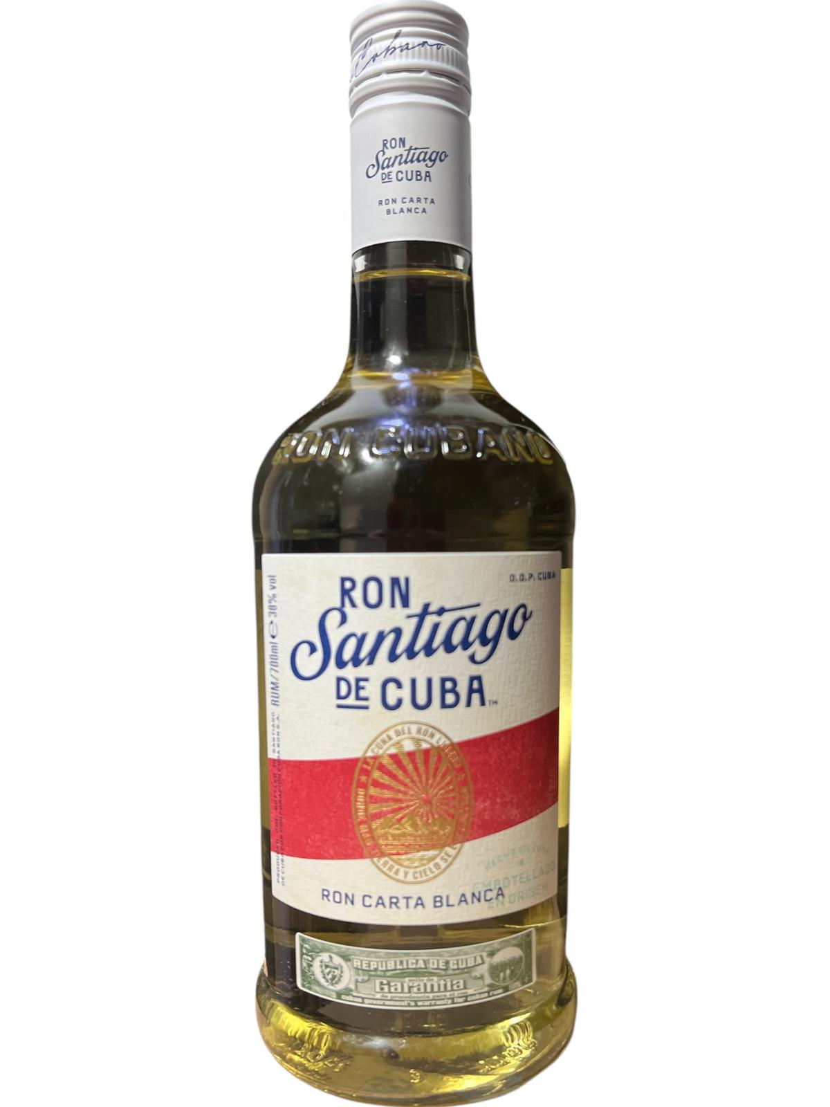 SANTIAGO DE CUBA - CARTA BLANCA - 70CL