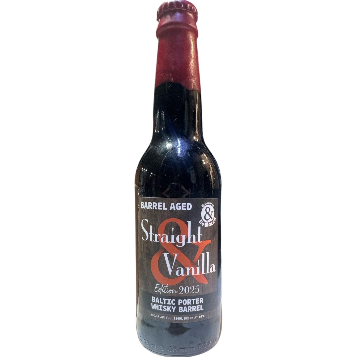 DE MOLEN - STRAIGHT & VANILLA BALTIC PORTER WHISKY BARREL- 33CL