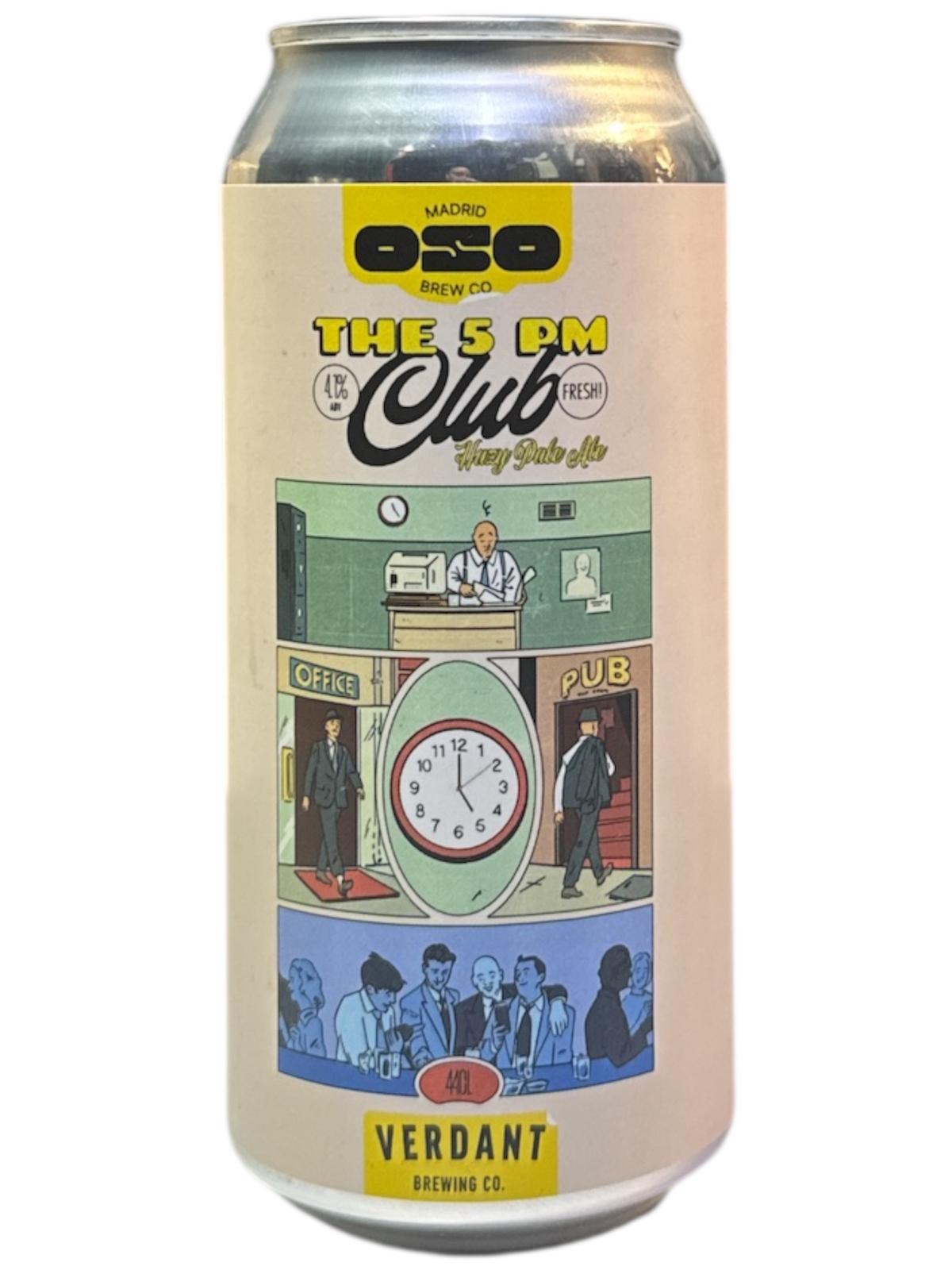 OSO BREW X VERDANT - 5PM CLUB HAZY PALE ALE  - 44CL