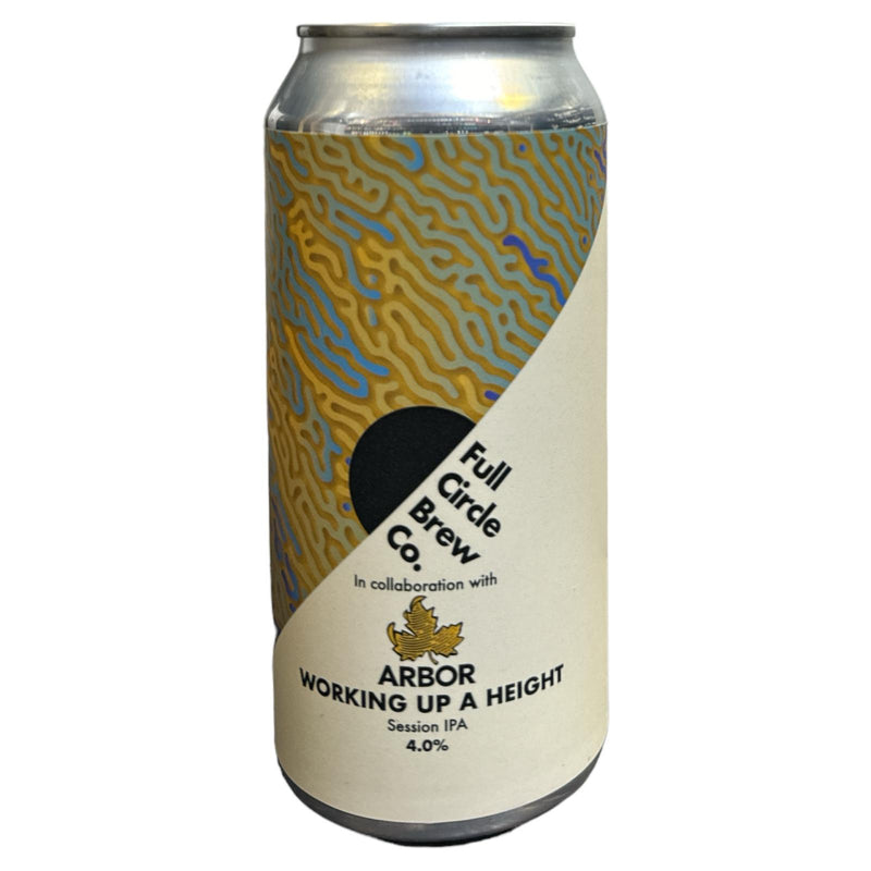 FULL CIRCLE BREW CO. W/ ARBOR WORKING UP A HEIGHT SESSION IPA 440ml