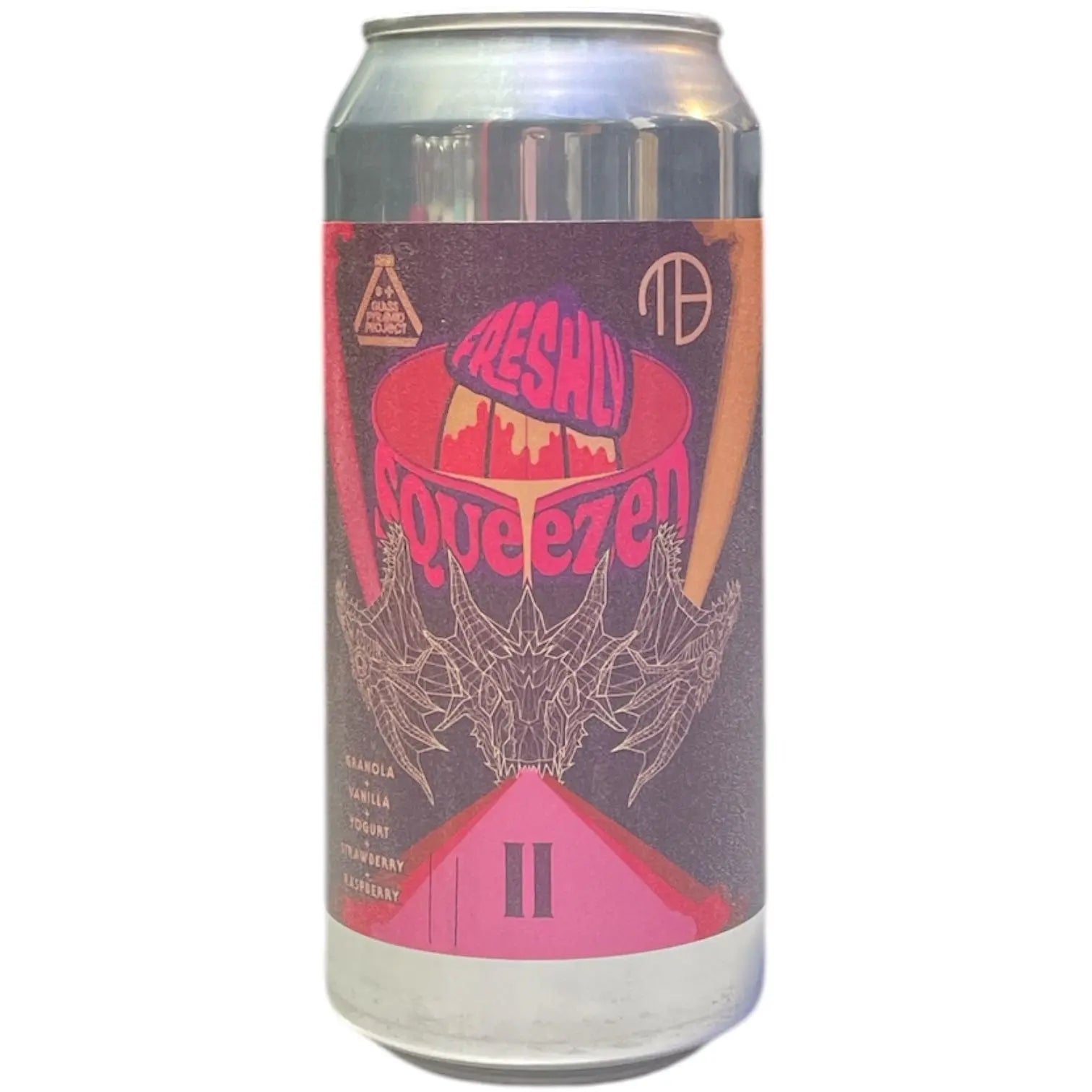 GLASS PYRAMID PROJECT X MORTALIS FRESHLY SQUEEZED HYDRA II PARFAIT STYLE SMOOTHIE SOUR 44CL