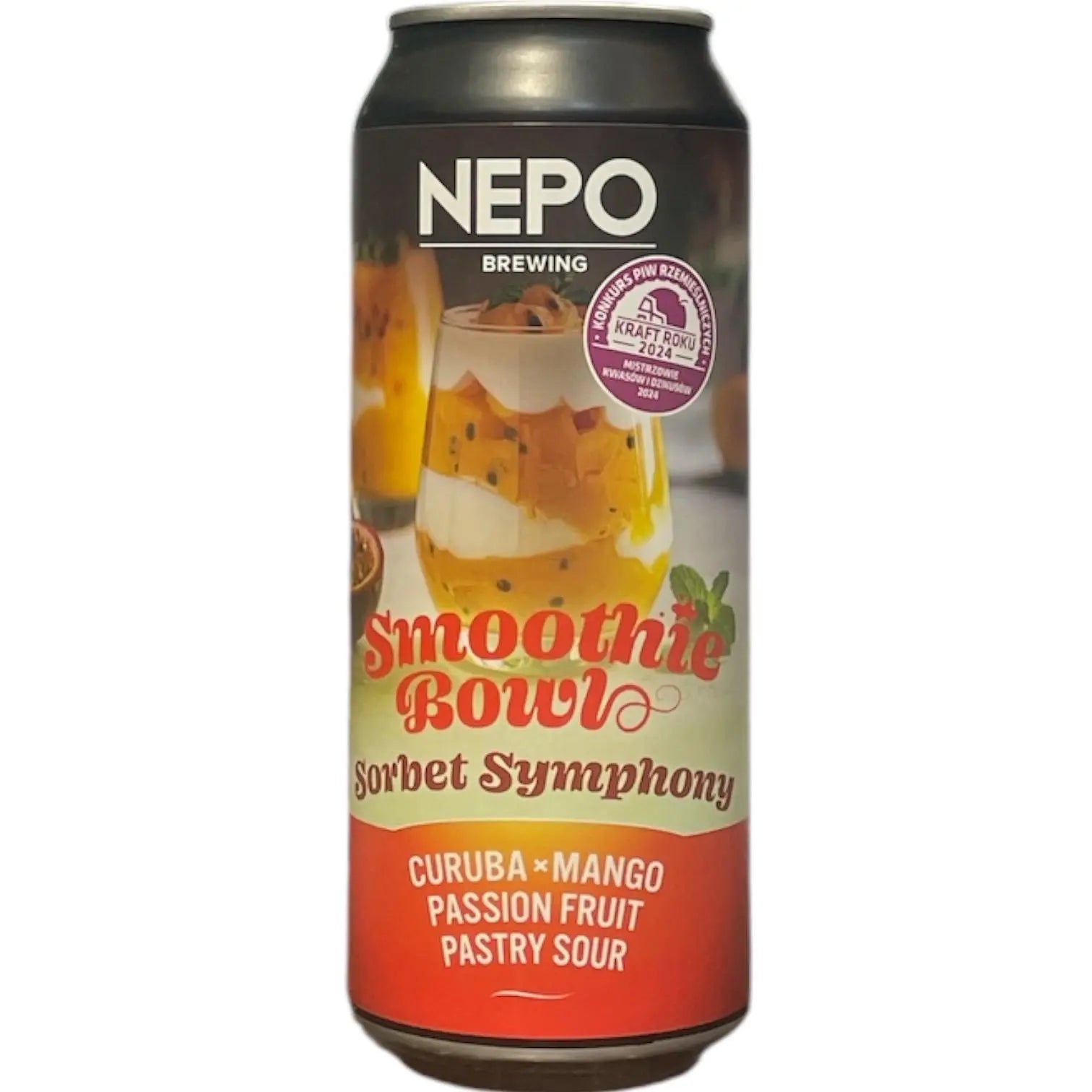 NEPO SMOOTHIE BOWL SORBET SYMPHONY CURUBA MANGO PASSIOON FRUIT PASTRY SOUR 44CL
