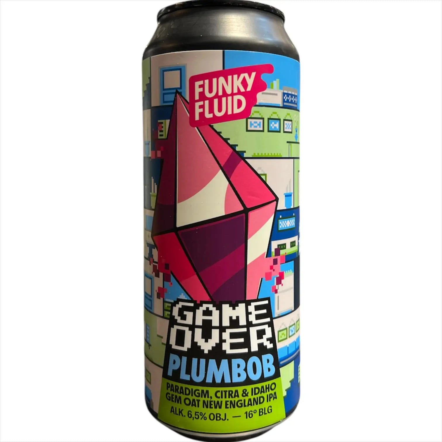 FUNKYFLUID GAME OVER PLUMBOB NEW ENGLAND IPA CITRA 44CL