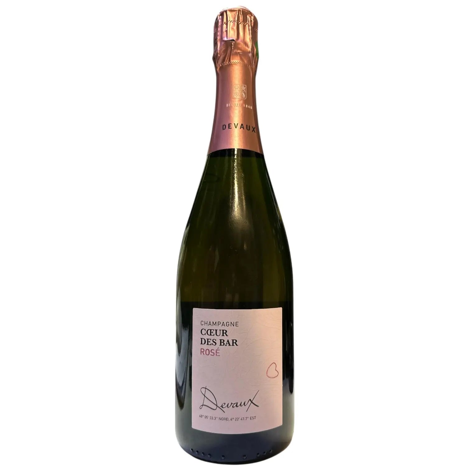 CHAMPAGNE DEVAUX COEUR DES BAR ROSE 75CL