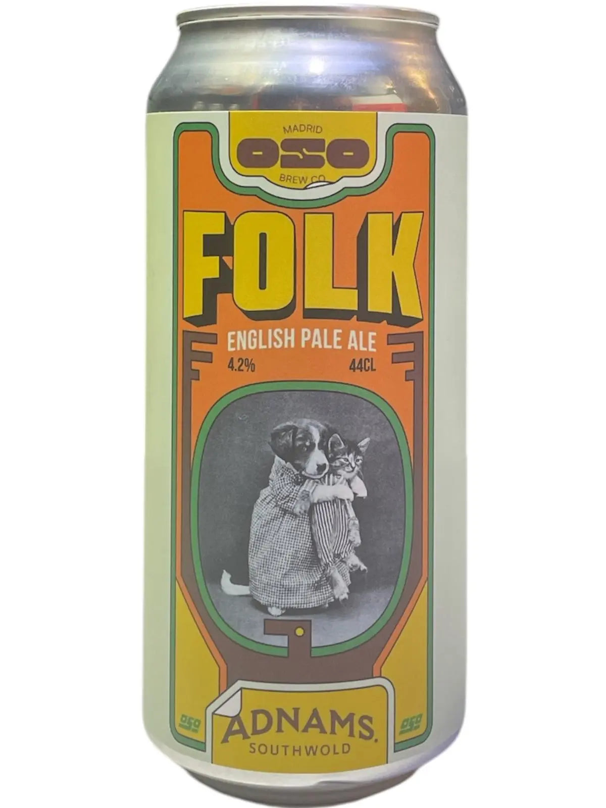 OSO X ADNAMS FOLK ENGLISH PALE ALE 44CL