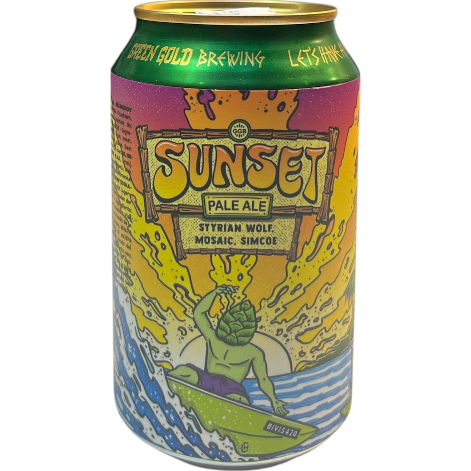 GREEN GOLD SUNSET PALE ALE 33CL