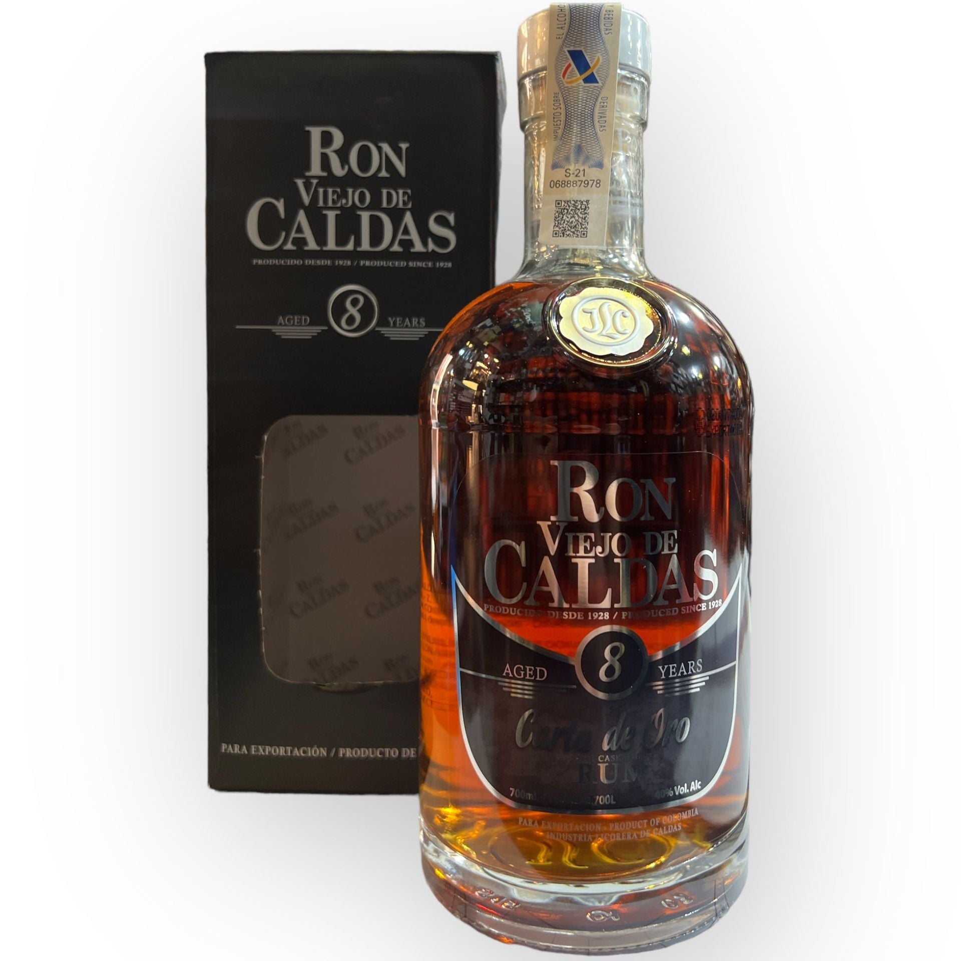 RON VIEJO DE CALDAS - 8 AÑOS - 70CL