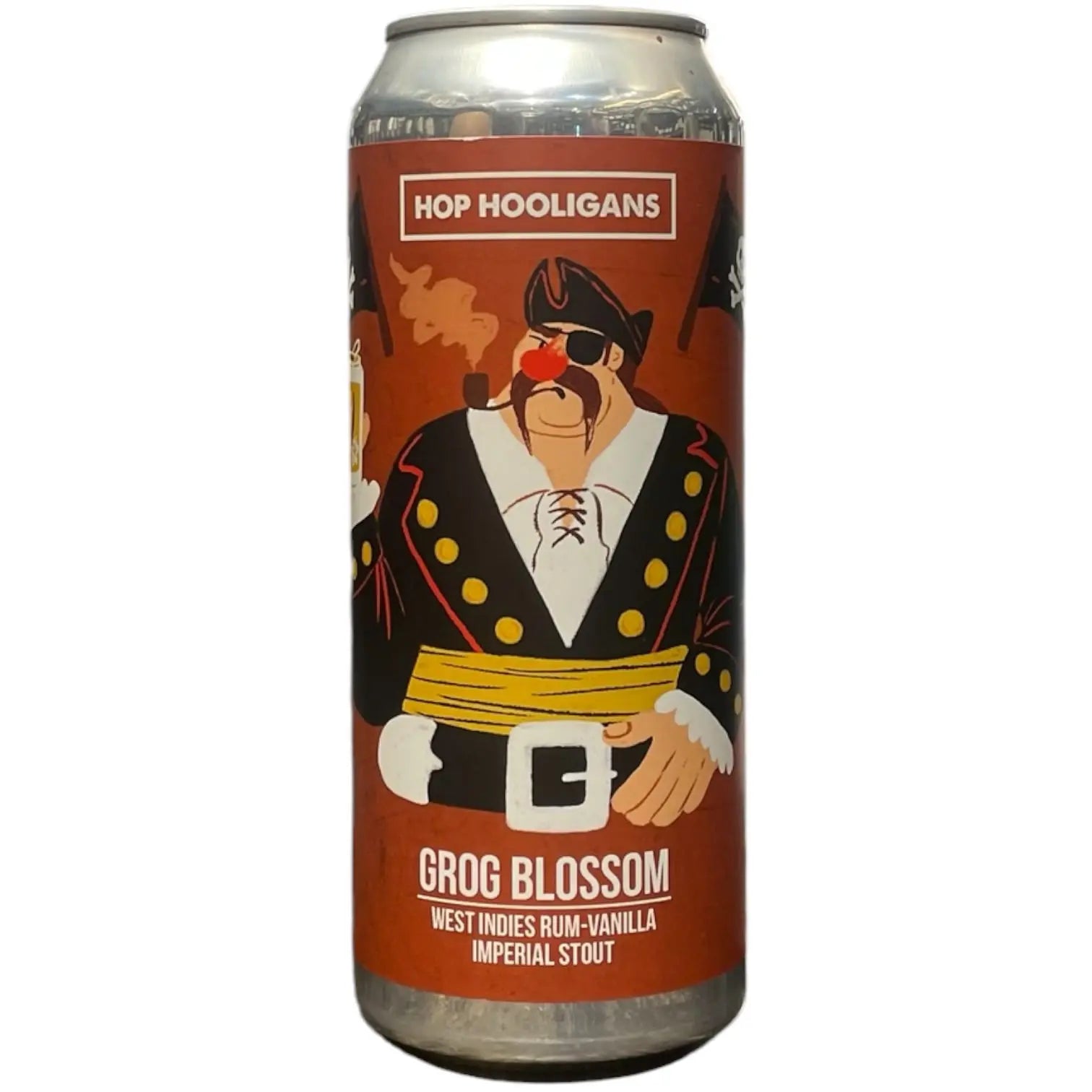 HOP HOOLIGANS GROG OF BLOSSOM WEST INDIES RUM VANILLA IMPERIAL STOUT 50CL