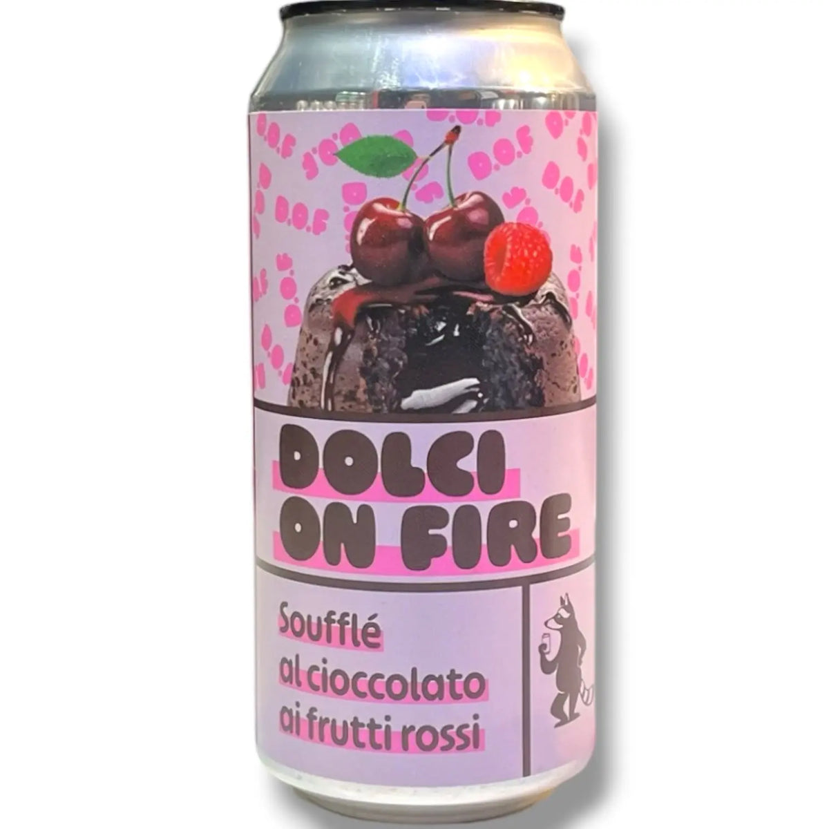 WILD RACCOON DOLCI ON FIRE SOUFLE AL CIOCCOLATO AI FRUTI ROSSI PASTRY SOUR 44CL
