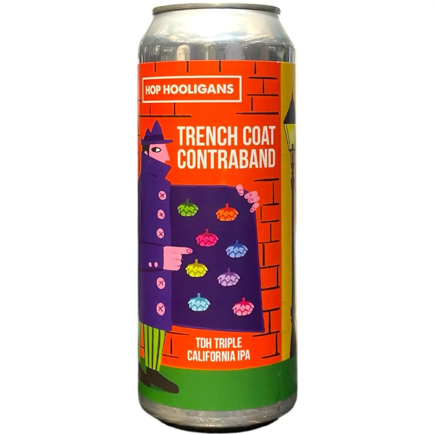 HOP HOOLINGANS TRENCH COAT CONTRABAND TDH TRIPE CALIFORNIA IPA 50CL