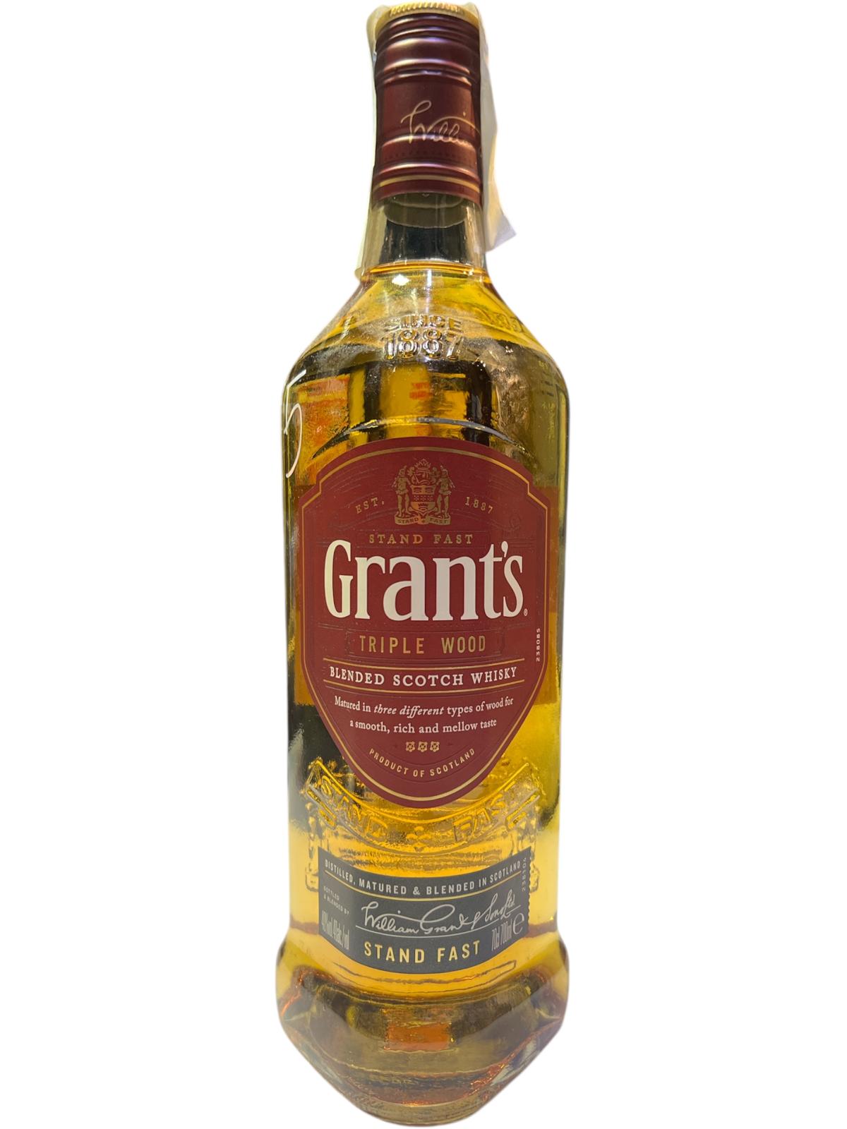 GRANTS TRIPLE WOOD WHISKY