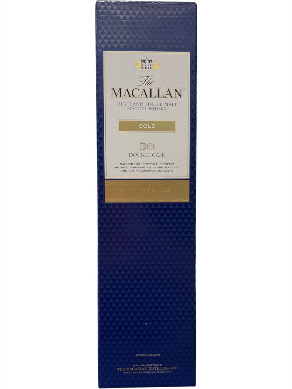 THE MACALLAN GOLD DOUBLE CASK VAINILLA  APPLE CINNAMON 70CL