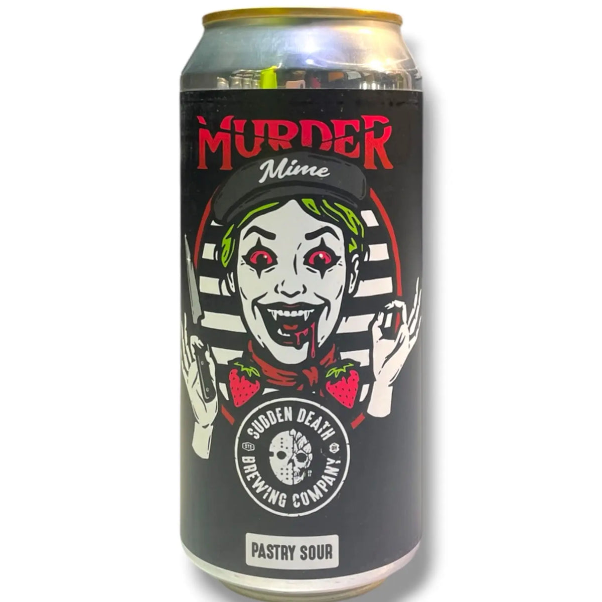 SUDDEN DEATH MURDER MIME STRAWBERRY CHEESECAKE ICE CREAM PASTRY SOUR 44CL