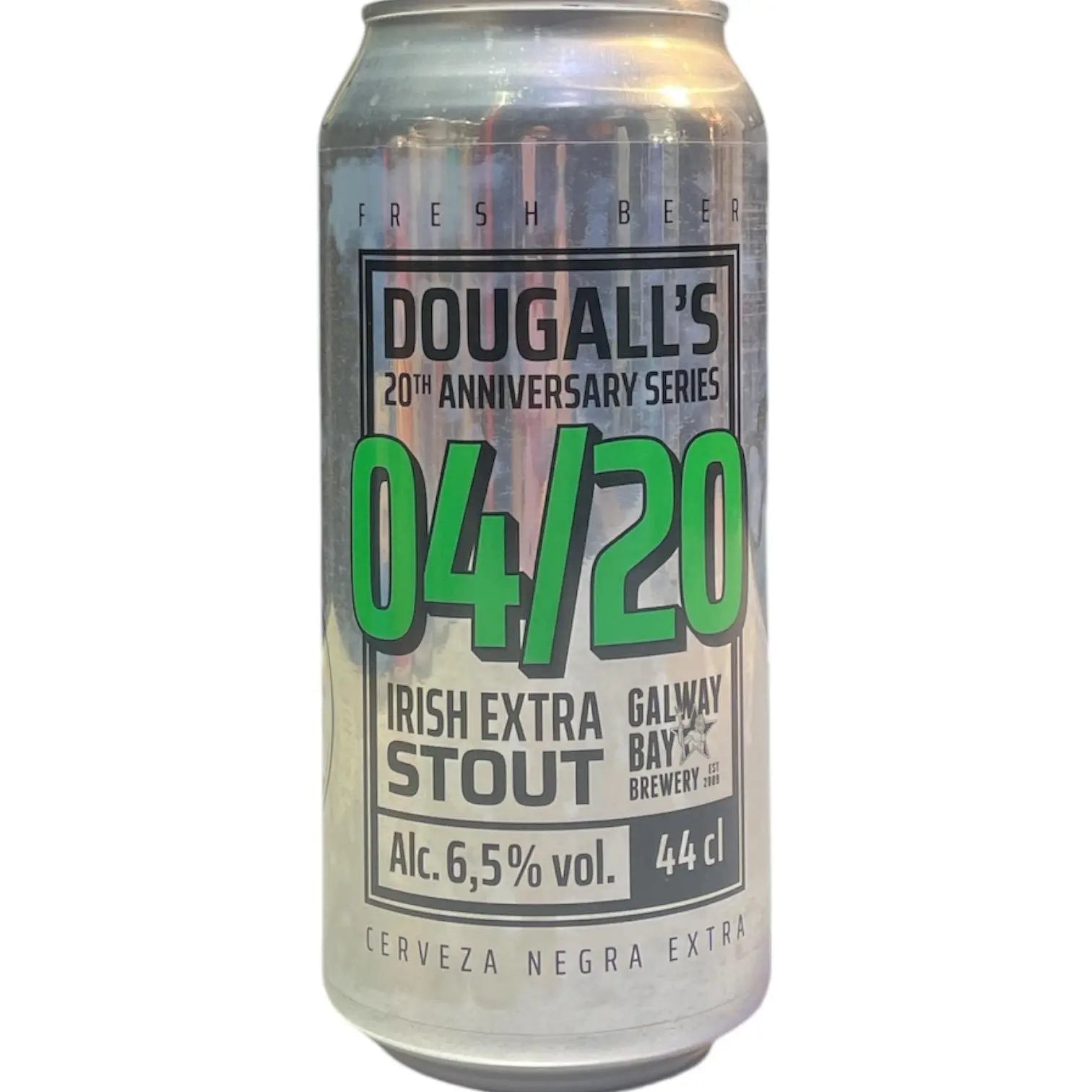 DOUGALLS X GALWAY BAY 20ANIVERSARIO 04/20 IRISH EXTRA STOUT 44CL