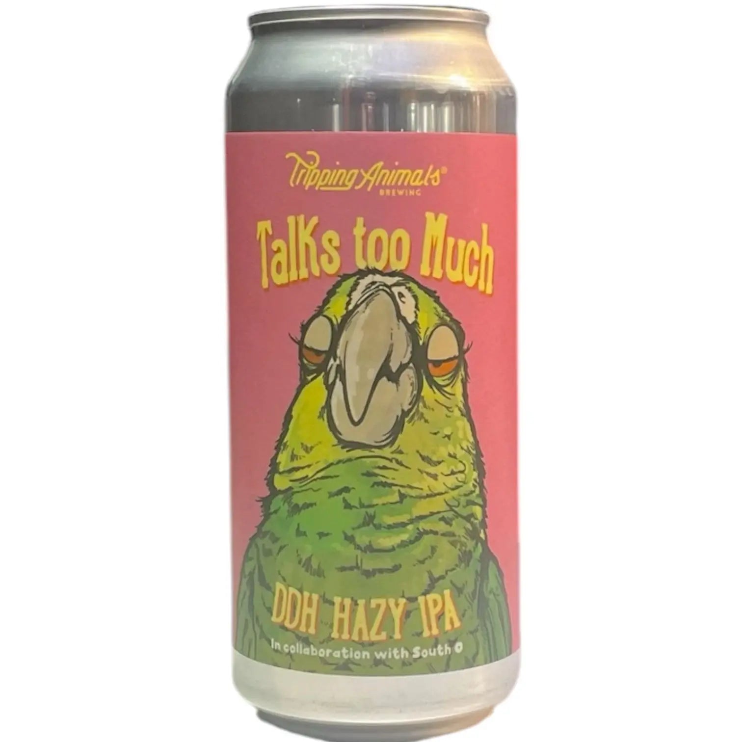 TRIPPING ANIMALS TALKS TOO MUCH DDH HAZY IPA 44CL