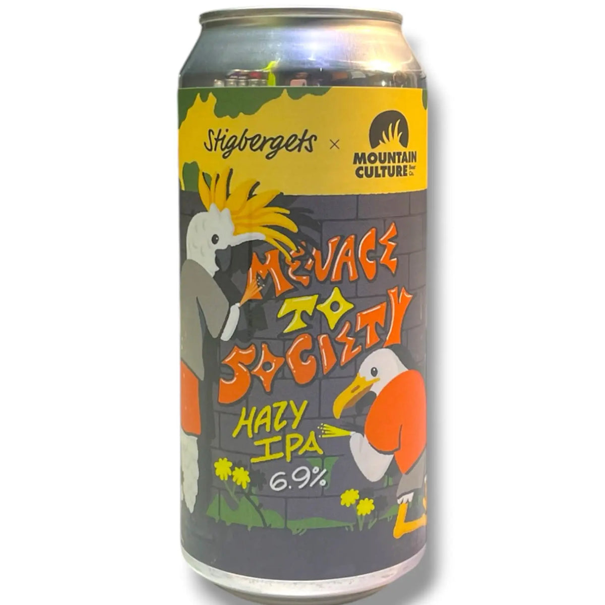 STIGBERGETS X MOUNTAIN CULTURE MENACE TO SOCIETY HAZY IPA 44CL