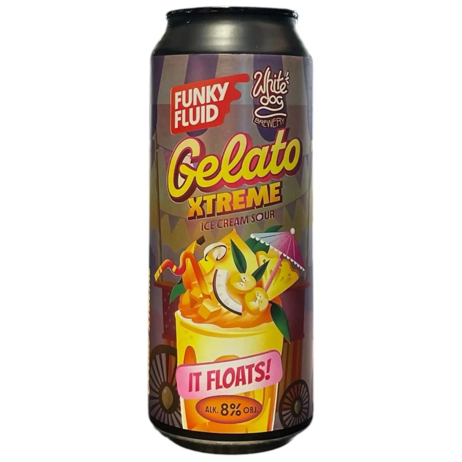 FUNKY FLUID X WHITE DOG GELATO XTREME IT FLOATS ICE CREAM SOUR 50CL
