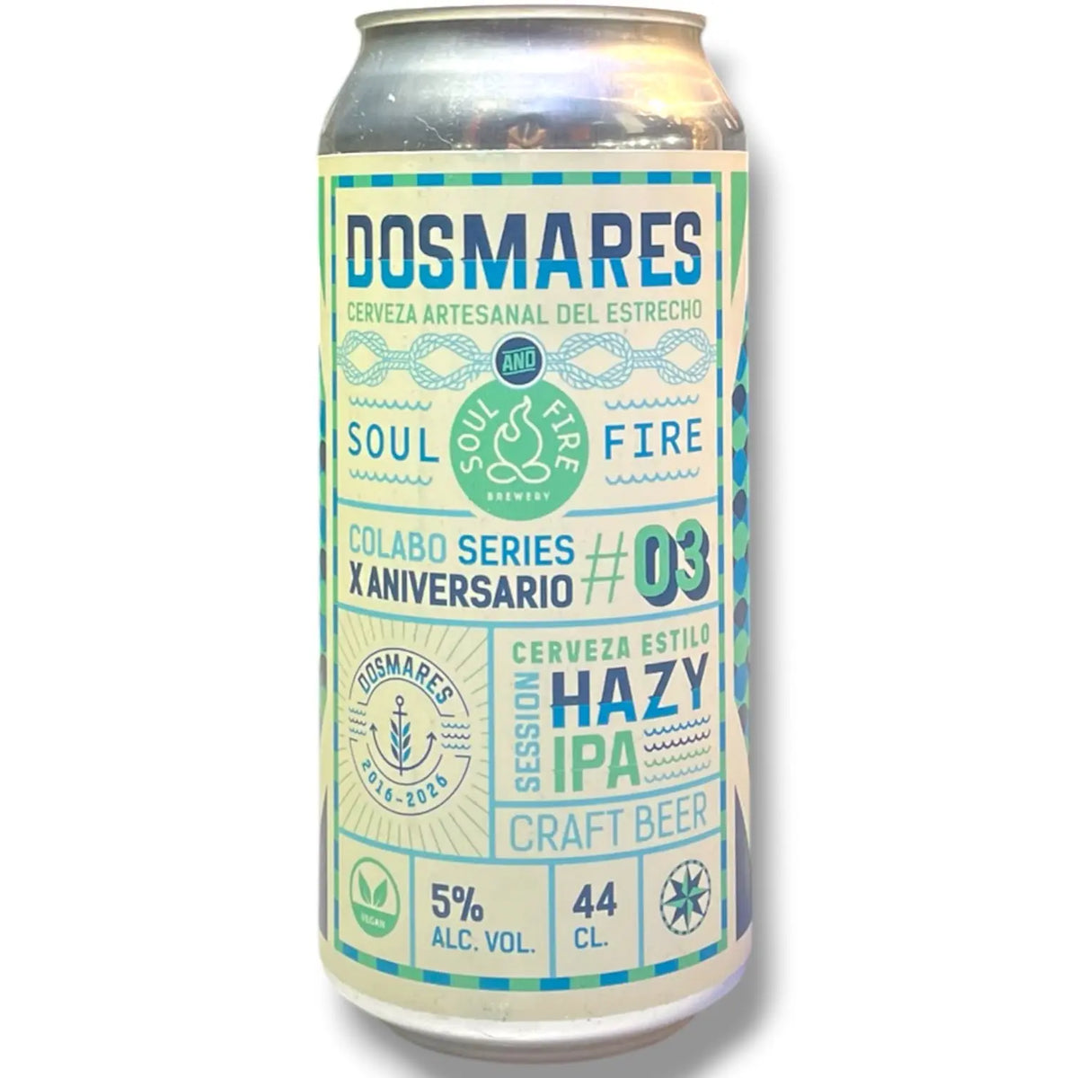SOUL FIRE X DOS MARES COLABO SERIES #3 SESSION HAZY IPA 44CL