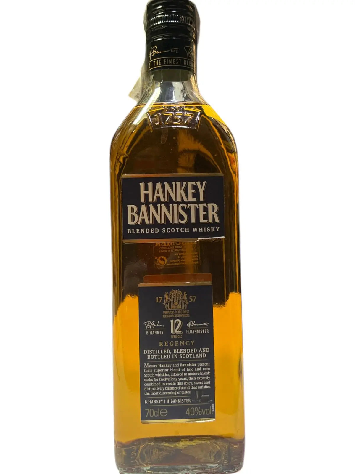 HANKEY BANNISTER WHISKY