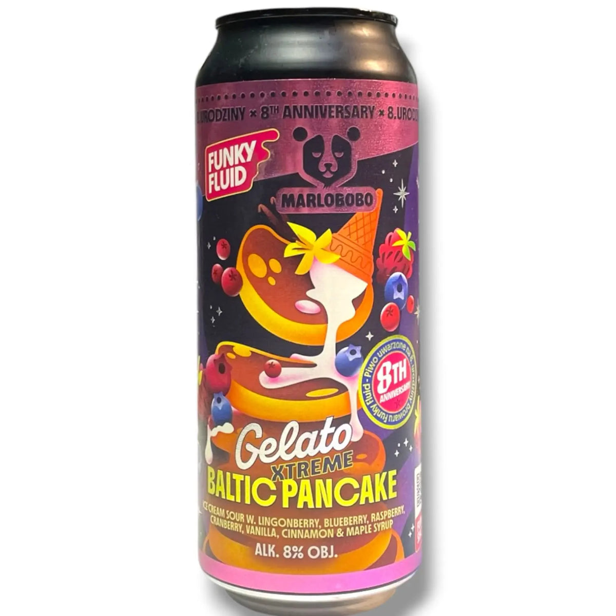 FUNKY FLUID X MARLOBOBO GELATO XTREME BALTIC PANCAKE ICE CREAM SOUR 50CL