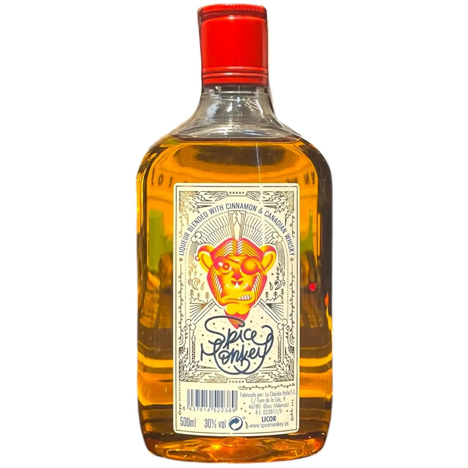 SPICE MONKEY WHISKY DE CANELA 50CL