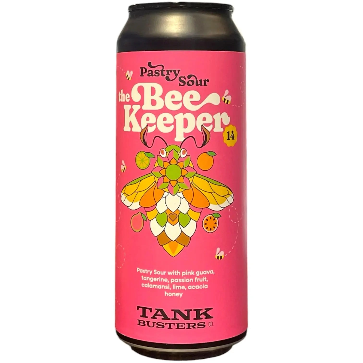 TANK BUSTERS THE BEE KEEPER VOL 14 PASTRY SOUR CON GUAVA TANGERINE PASSION FRUIT CALAMANSI LIME ACACIA HONEY 50CL