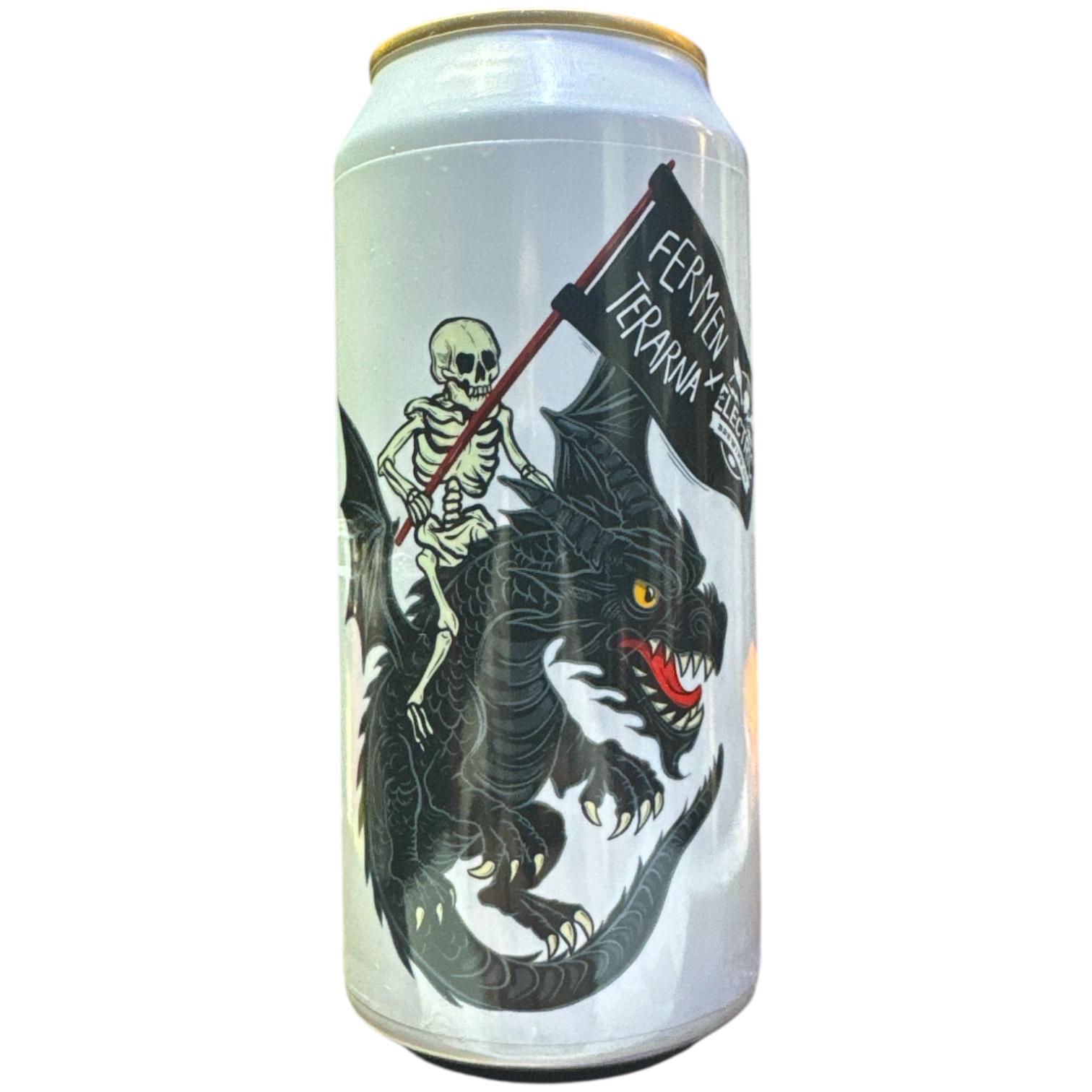 FERMENTERARNA X ELECTRIC BREWING - SNORKS & BONES DDH NEW ENGLAND TIPA - 44CL