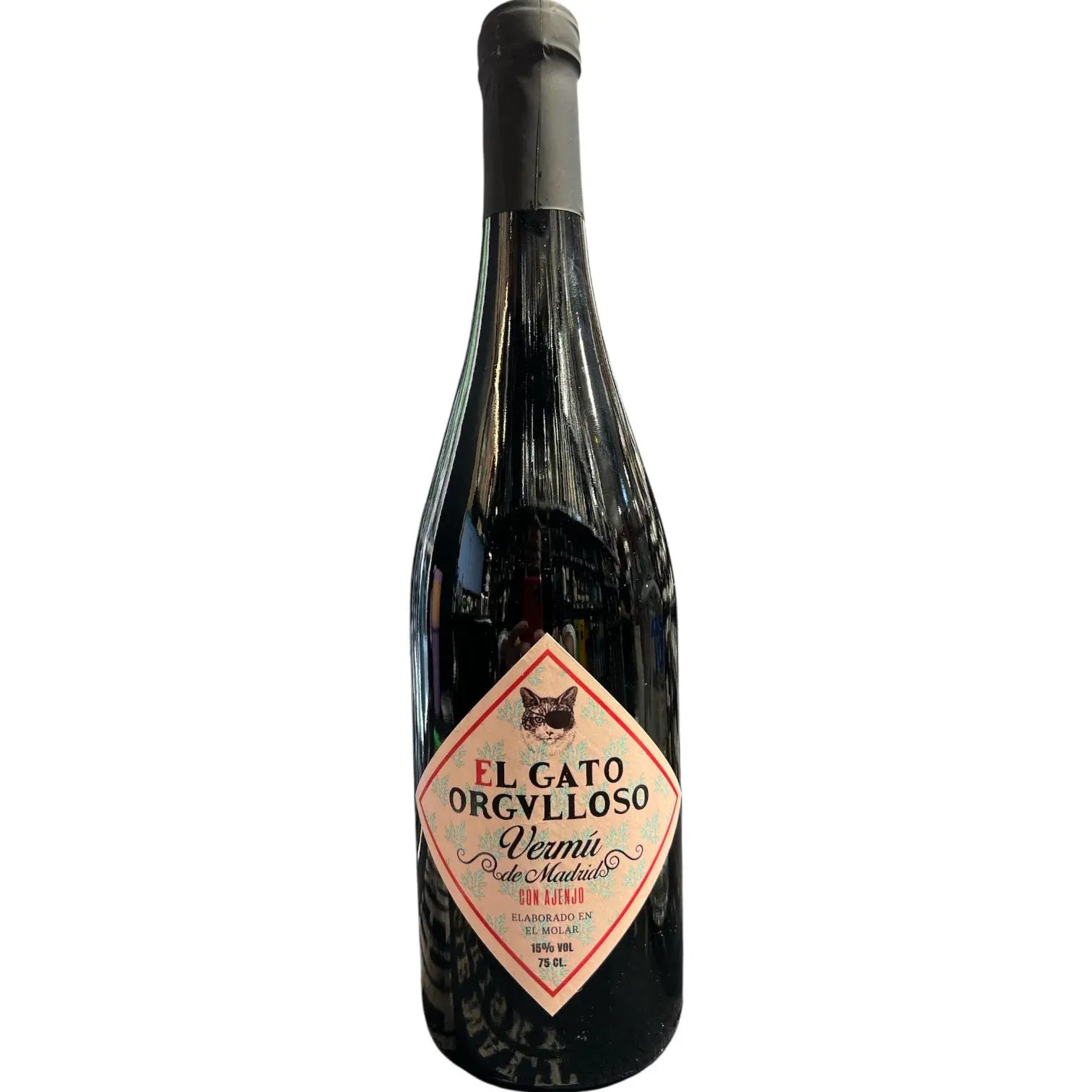 EL GATO ORGULLLOSO VERMU DE MADRID CON AJENJO 75CL
