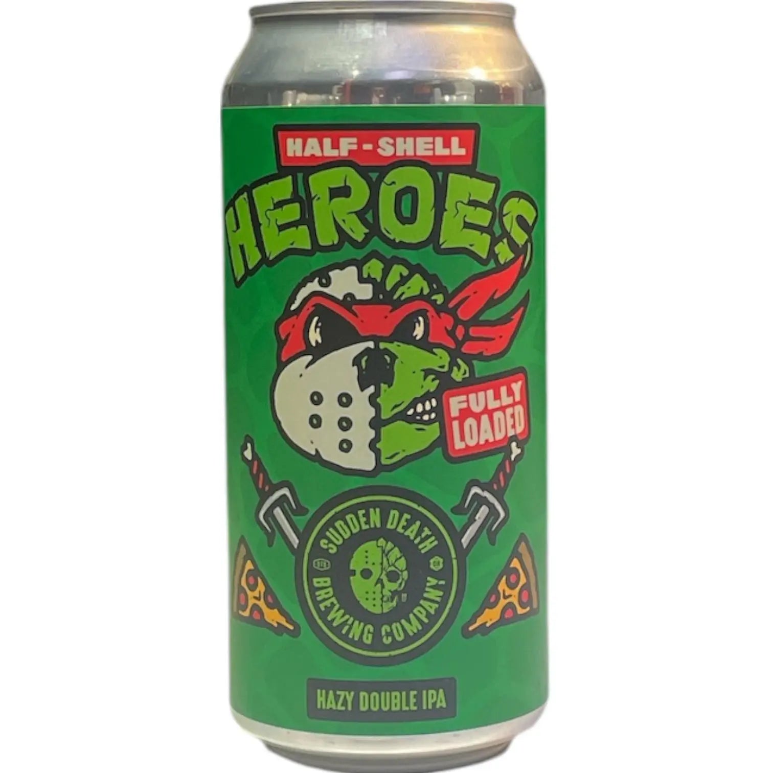 SUDDEN DEATH FULLY LOADED HALF SHELL HEROES RED EDITION HAZY DOUBLE IPA 44CL