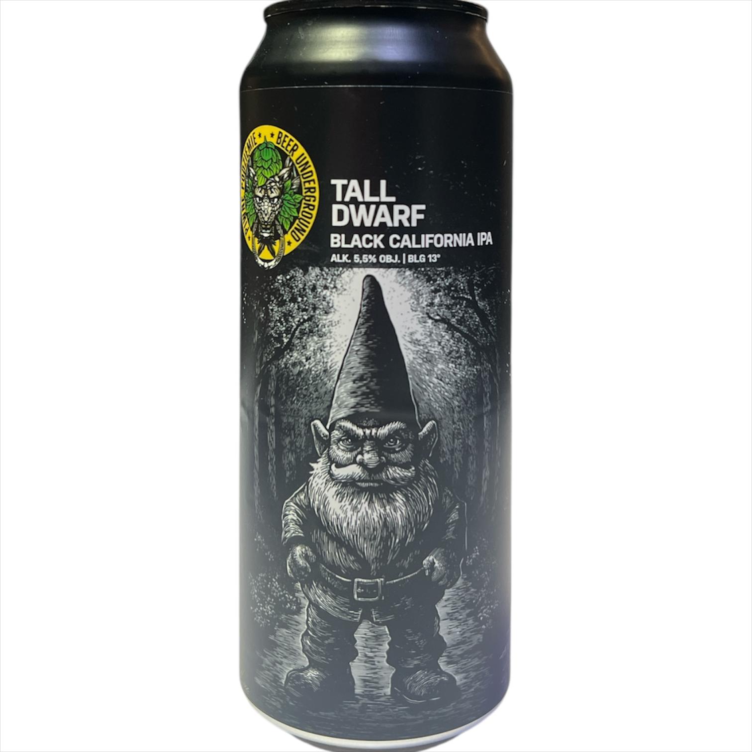PIWNE PODZIEMIE TALL DWARF BLACK CALIFORNIA IPA 44CL