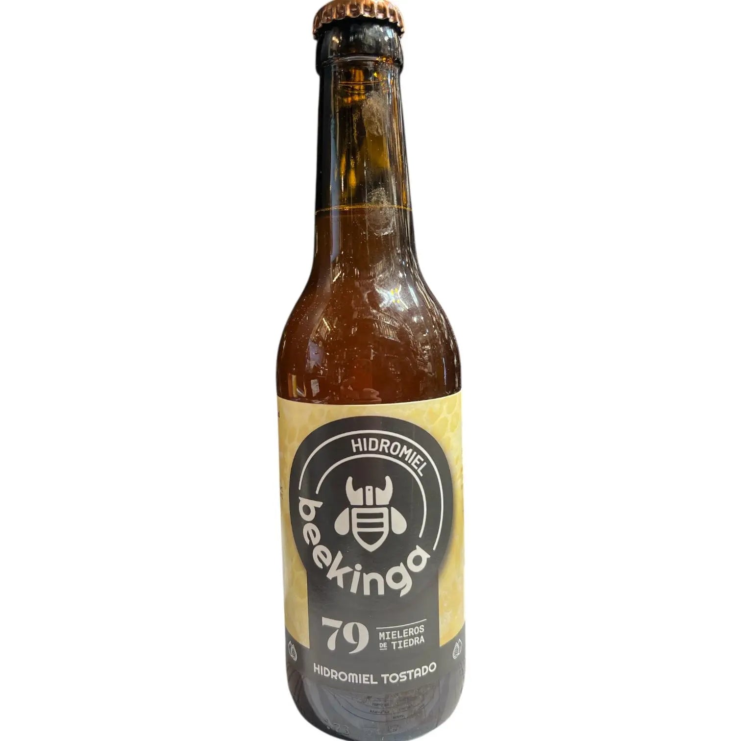 BEEKINGA HIDROMIEL TOSTADA DULCE CON GAS 33CL