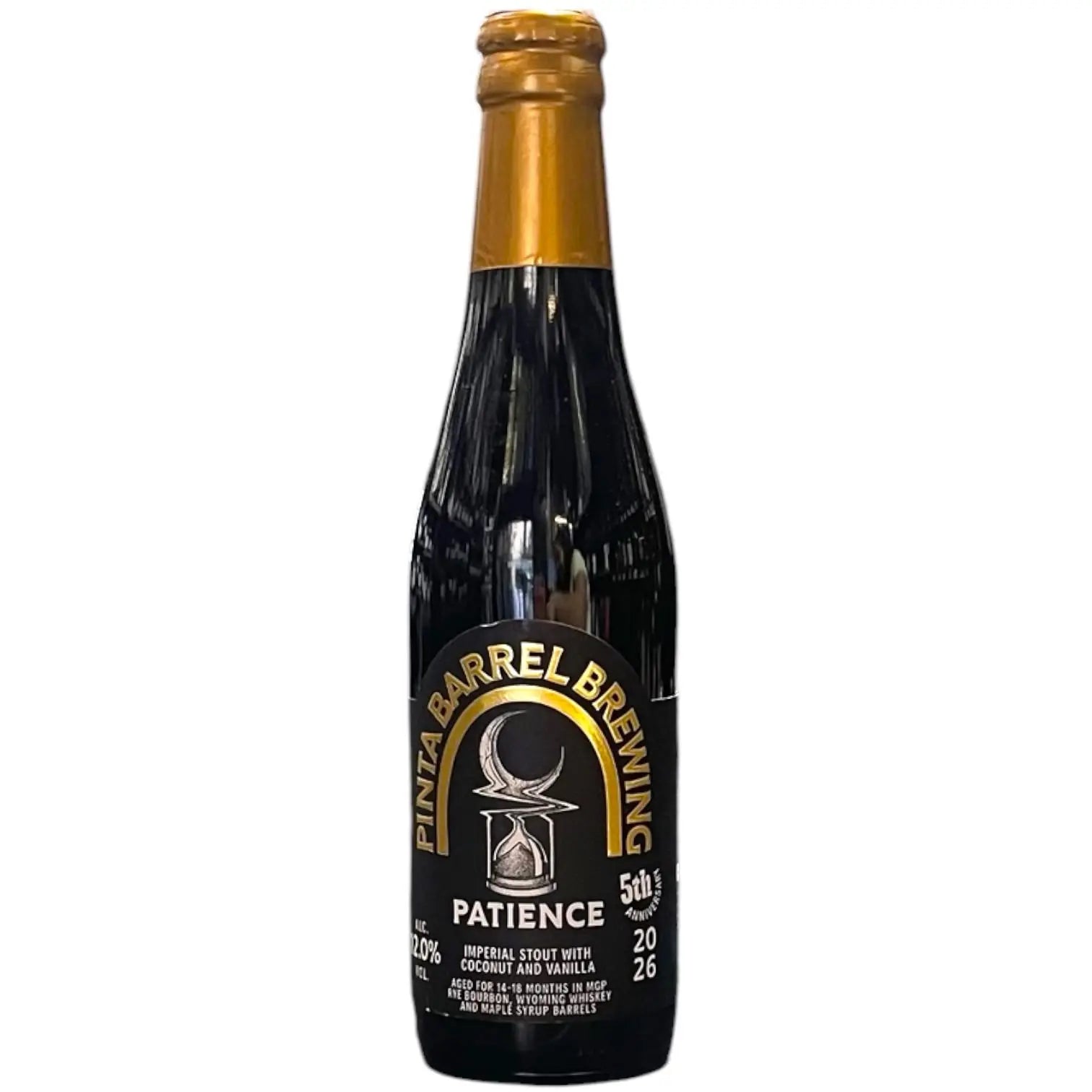 PINTA BARREL BREWING PATIENCE 5TH ANNIVERSARY IMPERIAL STOUT 33CL