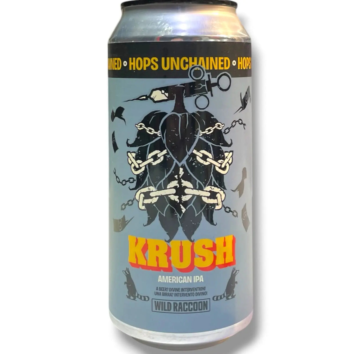 WILD RACCOON UNCHAINED KRUSH AMERICAN IPA 44CL