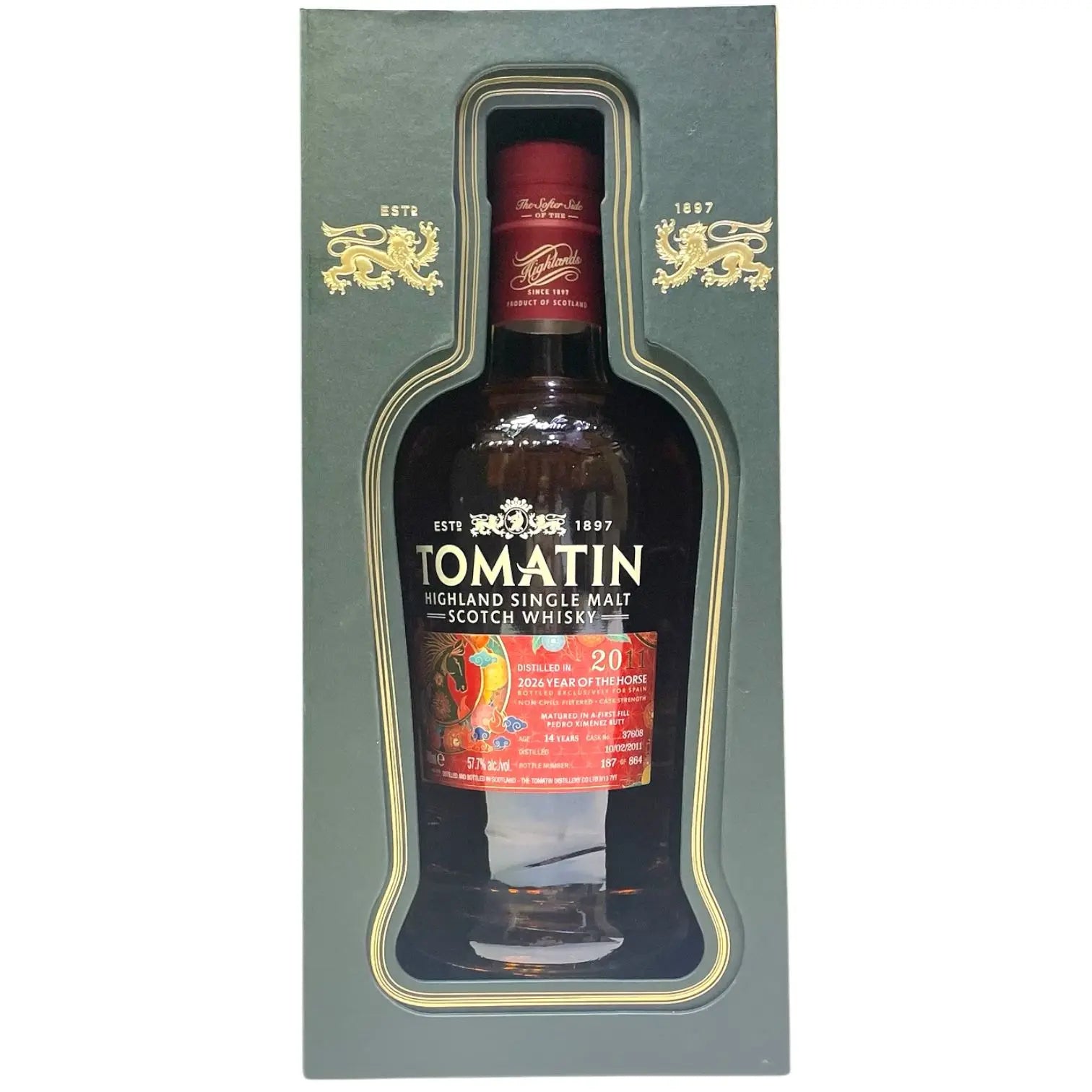 TOMATIN 14 AÑOS 2026 YEAR OF THE HORSE 70CL