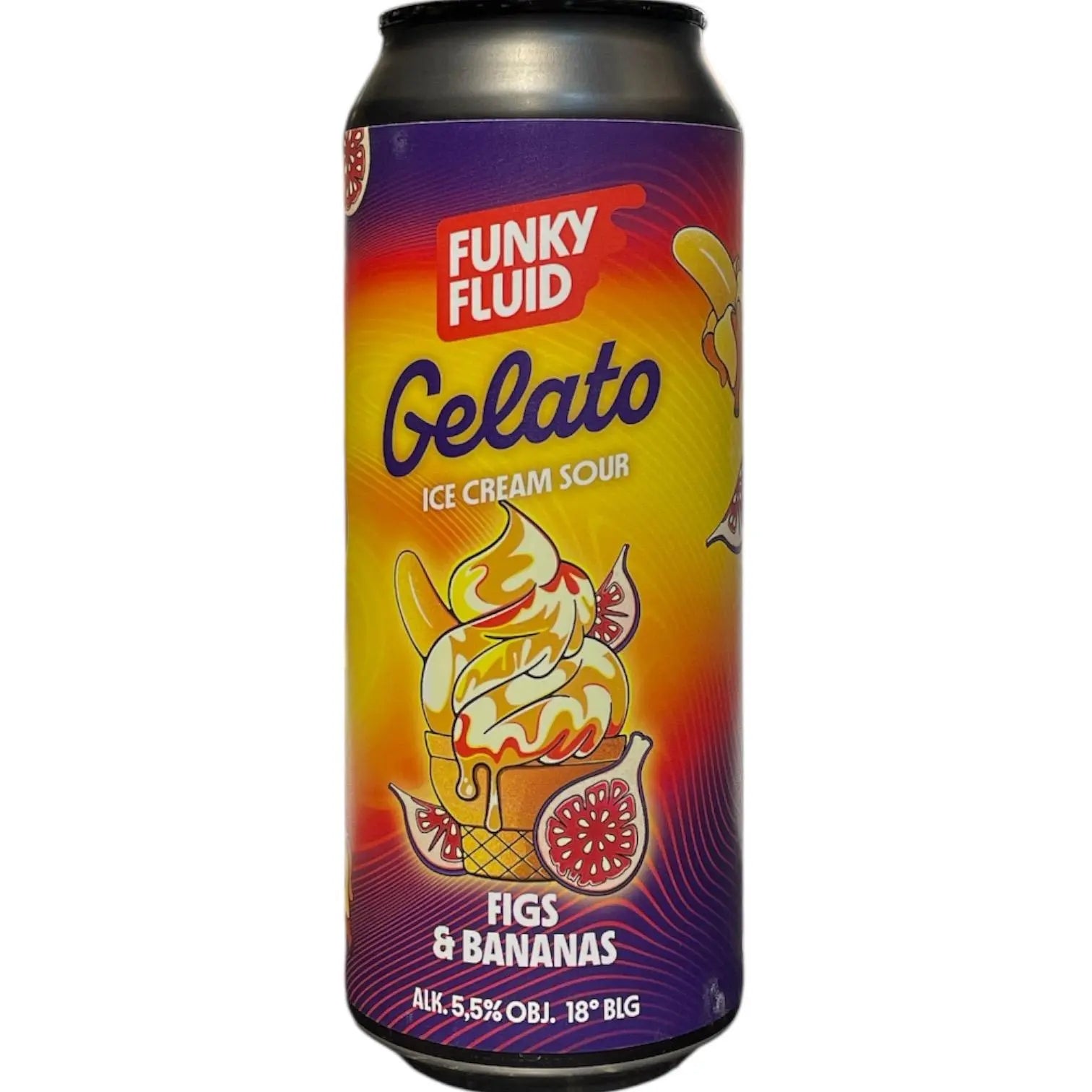 FUNKY FLUID GELATO ICE CREAM SOUR FIGS AND BANANAS 50CL