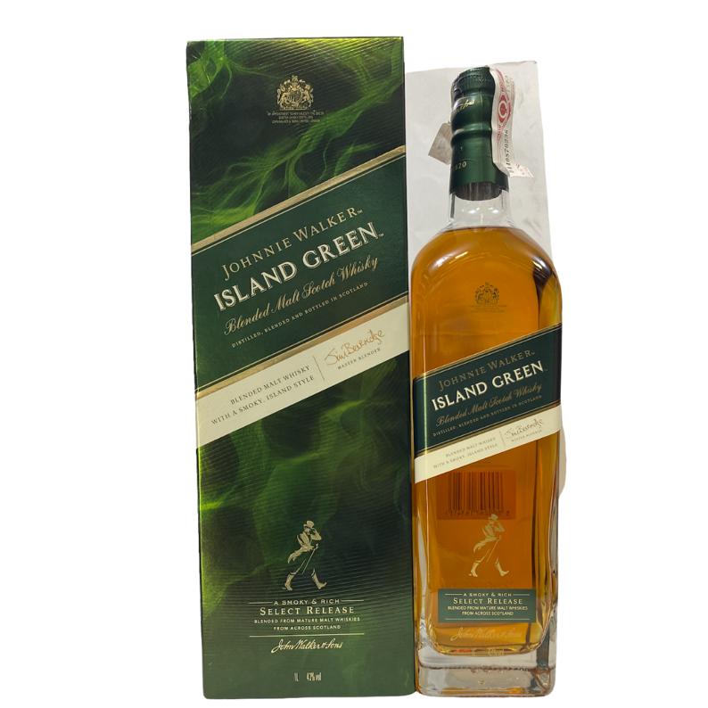 JOHNNY WALKER/ ISLAND GREEN - BLENDED SCOTCH - 1L
