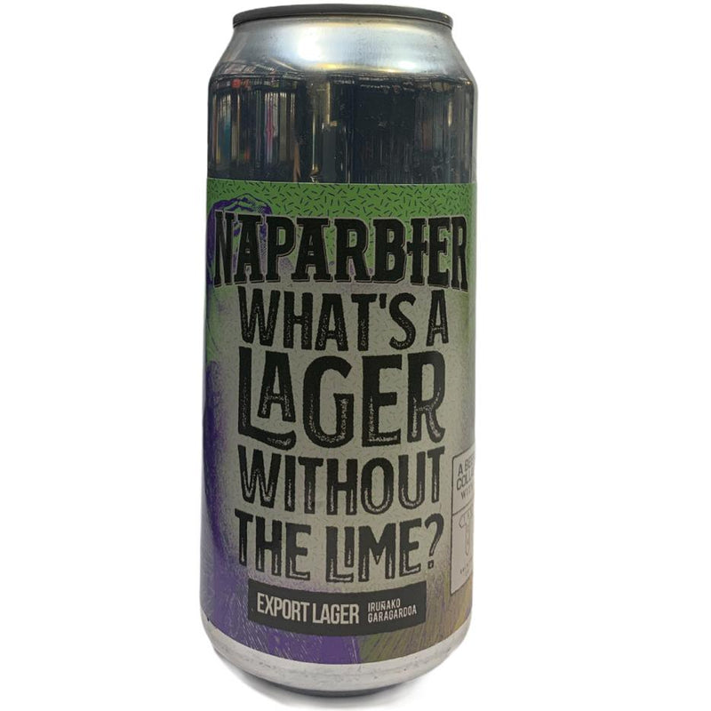 NAPARBIER WHTAS A LAGER WITHOUT A LIME