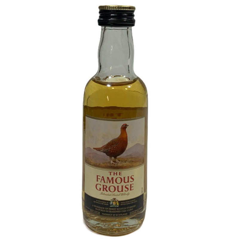 WHISKY  THE FAMOUS GROUSE MINIATURA 5CL