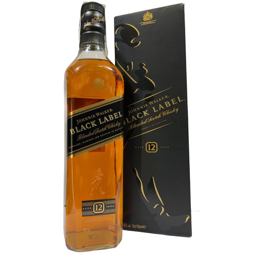 JOHNNY WALKER BLACK LABEL  70CL