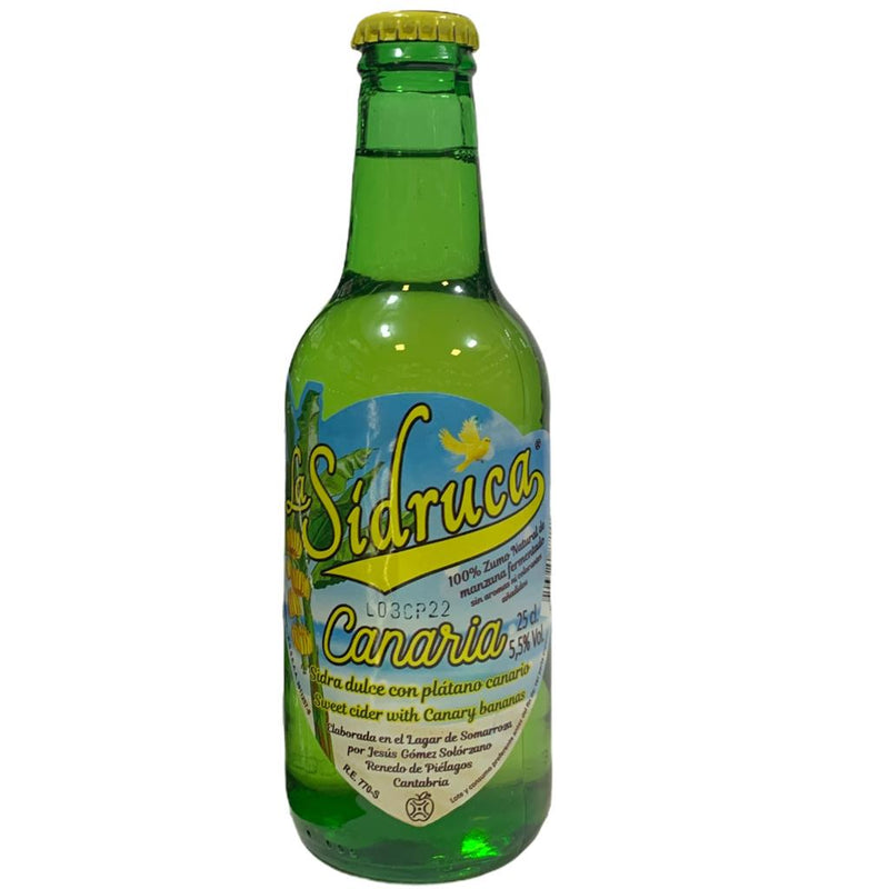 SIDRUCA CANARIA CON PLATANO 330ML