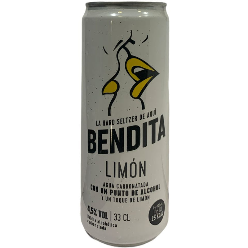 BENDITA HARD SELTZER LIMON  330ML