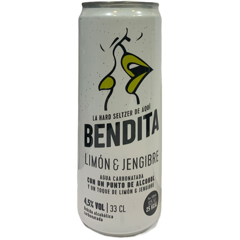 BENDITA HARD SELTZER LIMON Y JENGIBRE  330ML