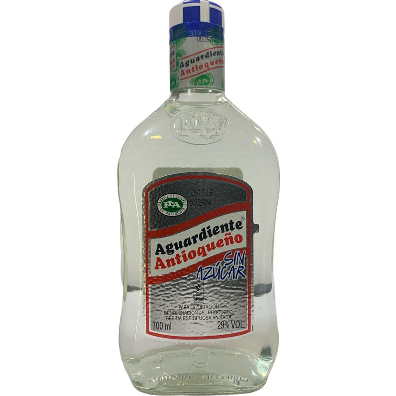 AGUARDIENTE ANTIOQUEÑO SIN AZUCAR 700ML